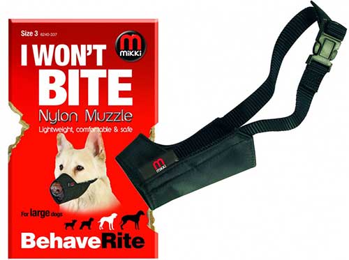 Mikki Nylon Dog Muzzle