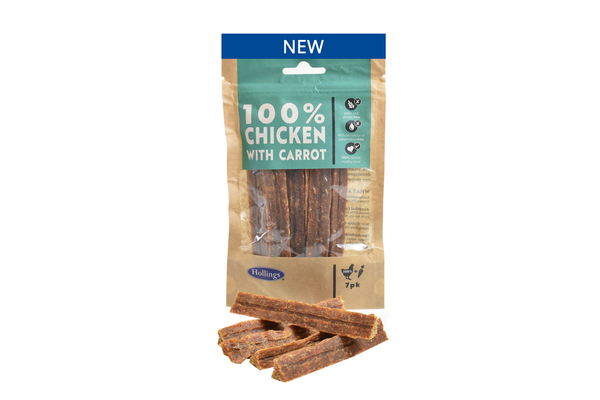 Hollings 100% Chicken Bars With Carrot 7 Stix