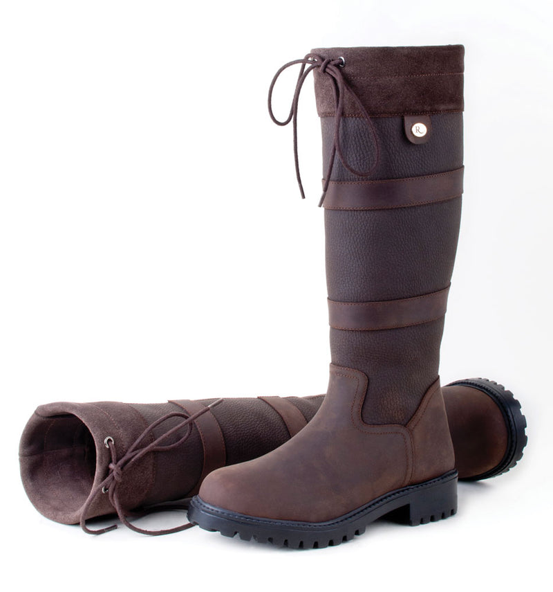 Rhinegold Elite Brooklyn Country Boots Brown