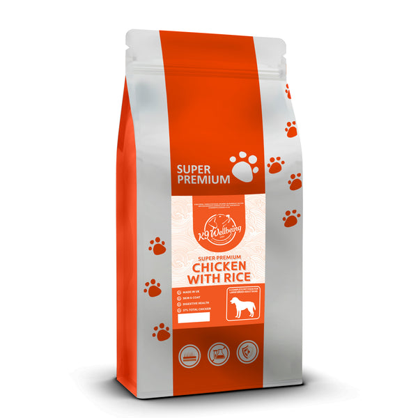 K9 Wellbeing Super Premium Adult Large Breed Chicken & Rice Dog Food
