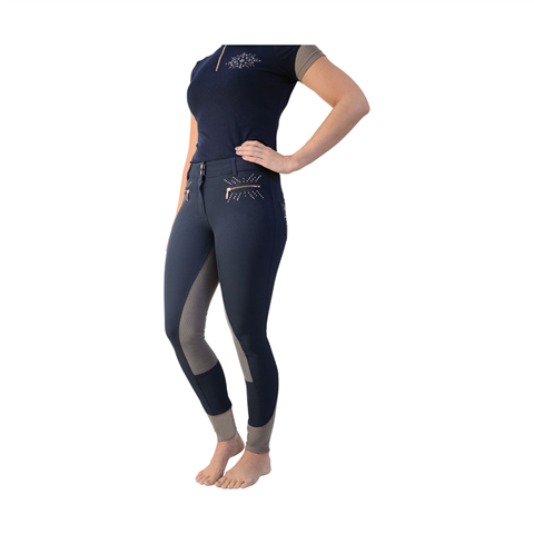 HyFASHION Kensington Breeches Navy, Taupe, Rose Gold