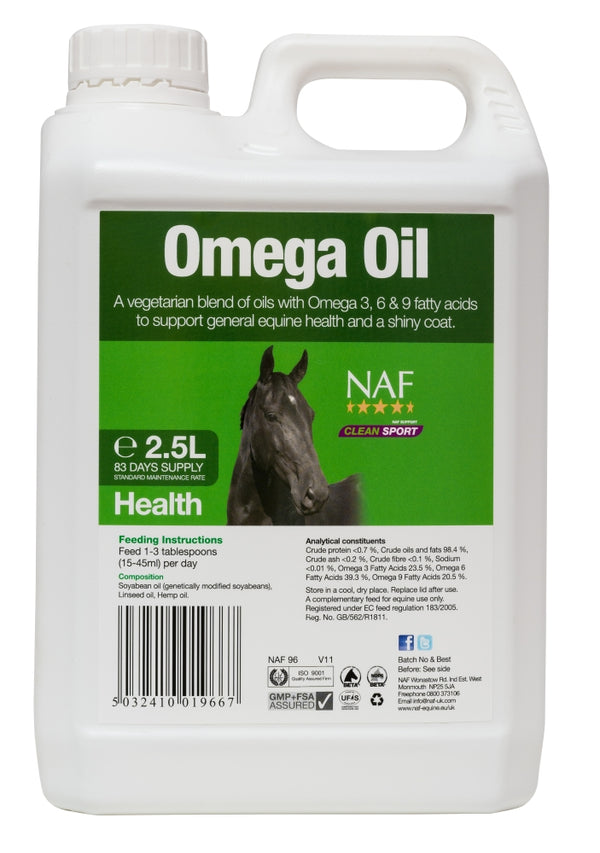 NAF Omega Oil 2.5ltr