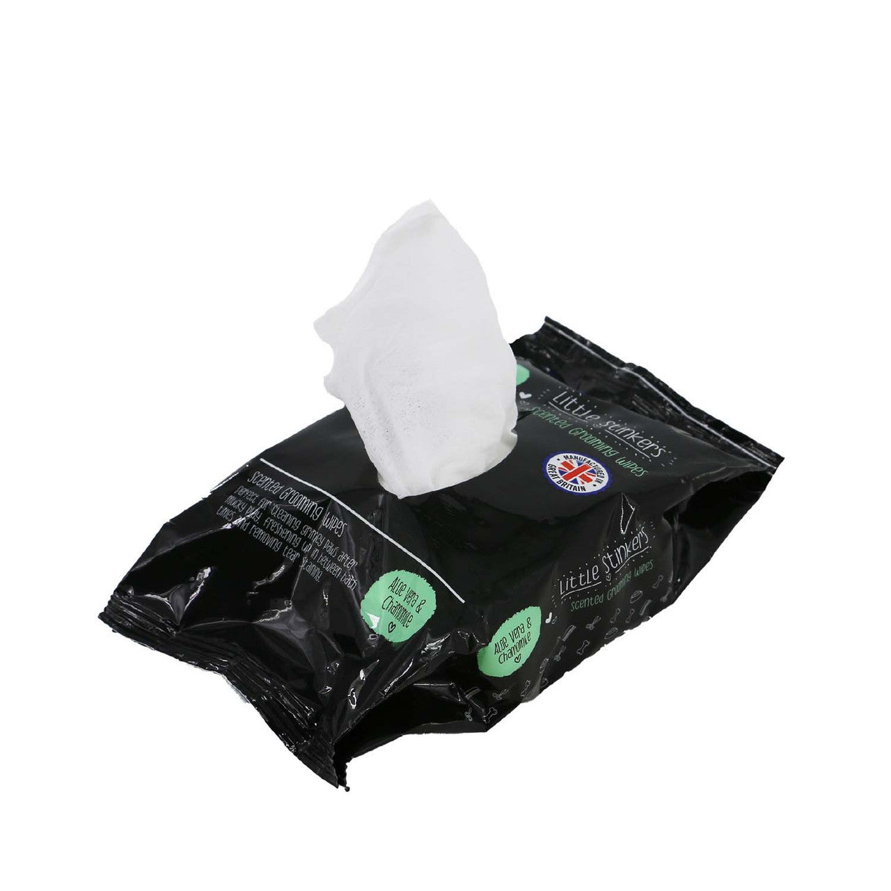 Ancol Little Stinkers Scented Grooming Wipes 40 Wipes