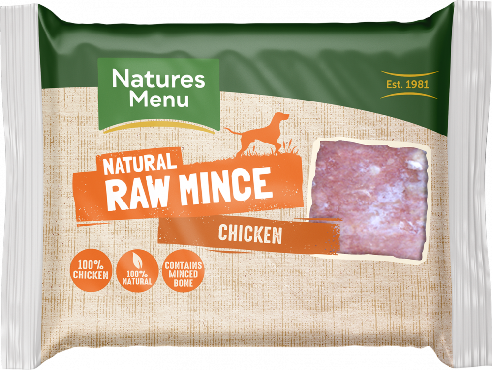 Natures Menu Frozen Minced Chicken 400g