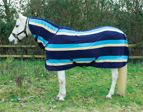 Rhinegold Elite Full Neck Fleece Turquoise Rug