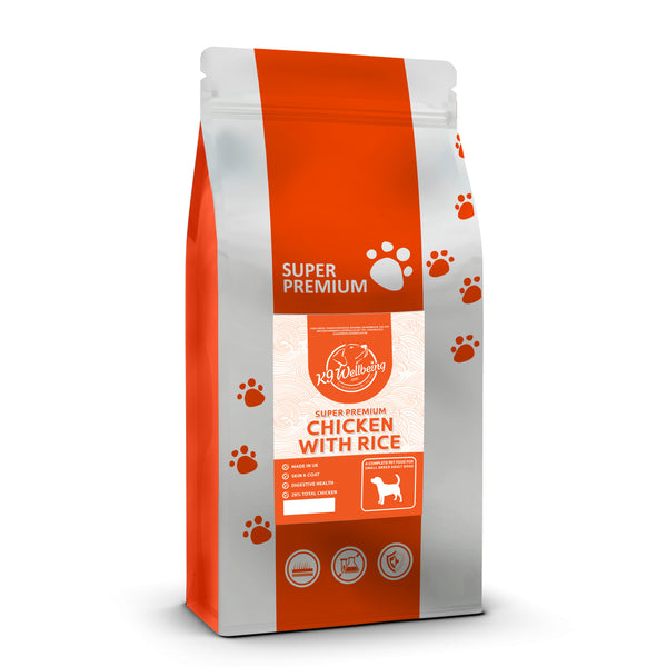K9 Wellbeing Super Premium Adult Small Breed Chicken & Rice Dog Food