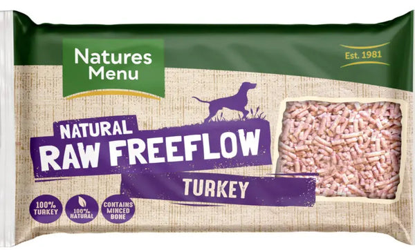 Natures Menu Frozen Free Flow Turkey 2kg