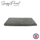 Ancol Grey Cord & Teddy Flatpad Dog Bed