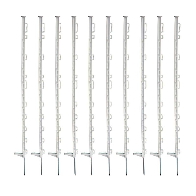 Electric Fence Multi Wire Post Blue 1m 10 pack
