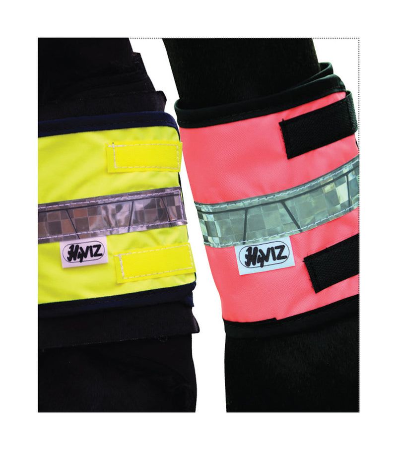 HyViz Leg Bands - Pony - Pink/Black