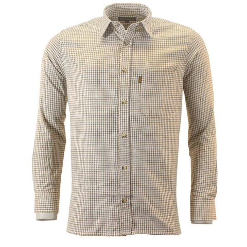 Game Men's Tattersall Shirt - Brown/Green