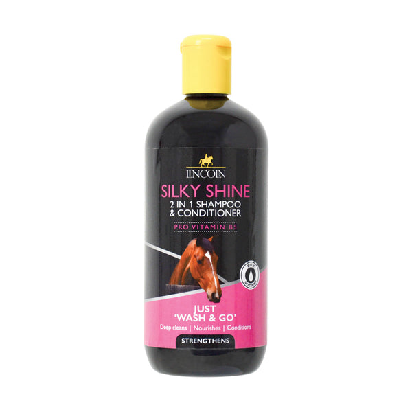Lincoln Silky Shine 2 In 1 Shampoo & Conditioner 500ml