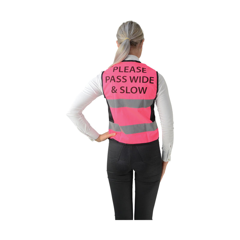 HyVIZ Waistcoat Please Pass Wide & Slow Pink/Black