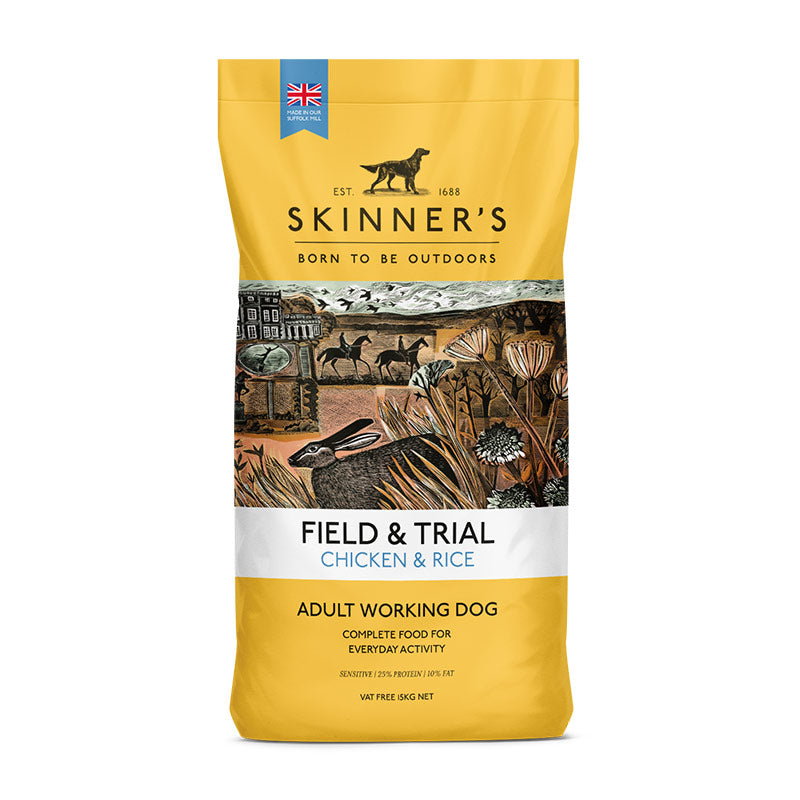 Skinners Field & Trial Working Dog Food Chicken And Rice Dog Food